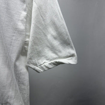 1980s Paper Thin Blank White Single Stitch Tee