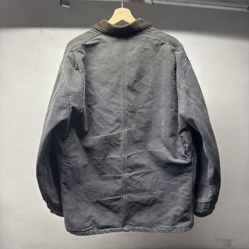 1990s Carhartt C02PTL Chore Coat Jacket Faded Distressed