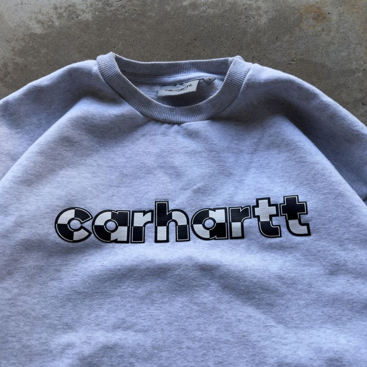 CARHARTT WORK IN PROGRESS WIP RANGE SCRIPT LOGO CREWNECK