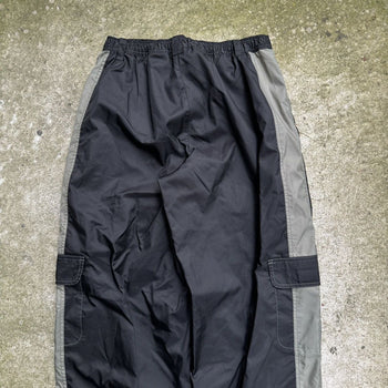 2000S NIKE BAGGY WIDE LEG NYLON CARGO TRACK SWEATPANTS