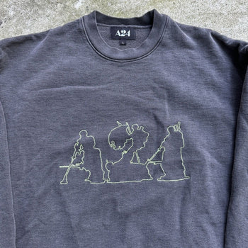 A24 CIVIL WAR MOVIE PROMO CREWNECK SWEATSHIRT L