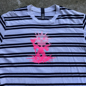 D9 DRAIN GANG STRIPED 2022 WORLD TOUR TEE SHIRT