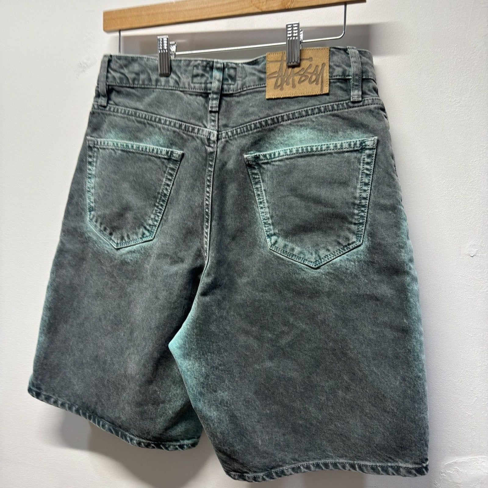 Stussy Spray Dye Big Ol Jean Shorts