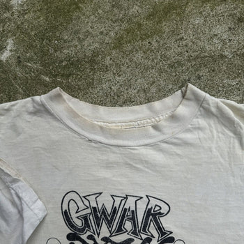 1990s THRASHED GWAR CLUB METAL BAND TEE SHIRT