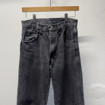 Vintage 2000s Rustler Faded Distressed Black Jeans