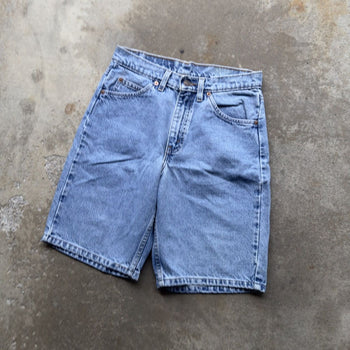 1990s LEVI’S 550 ORANGE TAB BAGGY DENIM SKATER JEAN SHORTS JORTS