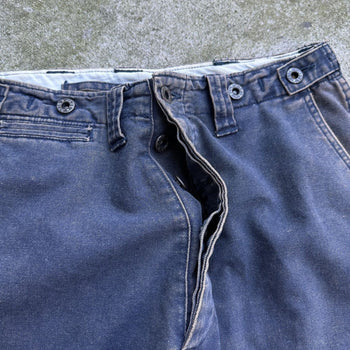 BLUE BLUE SEILIN WE NEVER CHANGE FADED CANVAS WORK PANTS