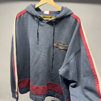 1990s Tommy Hilfiger Boardsports Hoodie Thrashed Faded