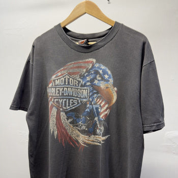 Vintage 1990s Harley Davidson Faded Distressed Tee