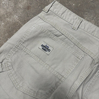 2000s LEE DUNGAREES BAGGY TAN CARPENTER PANTS