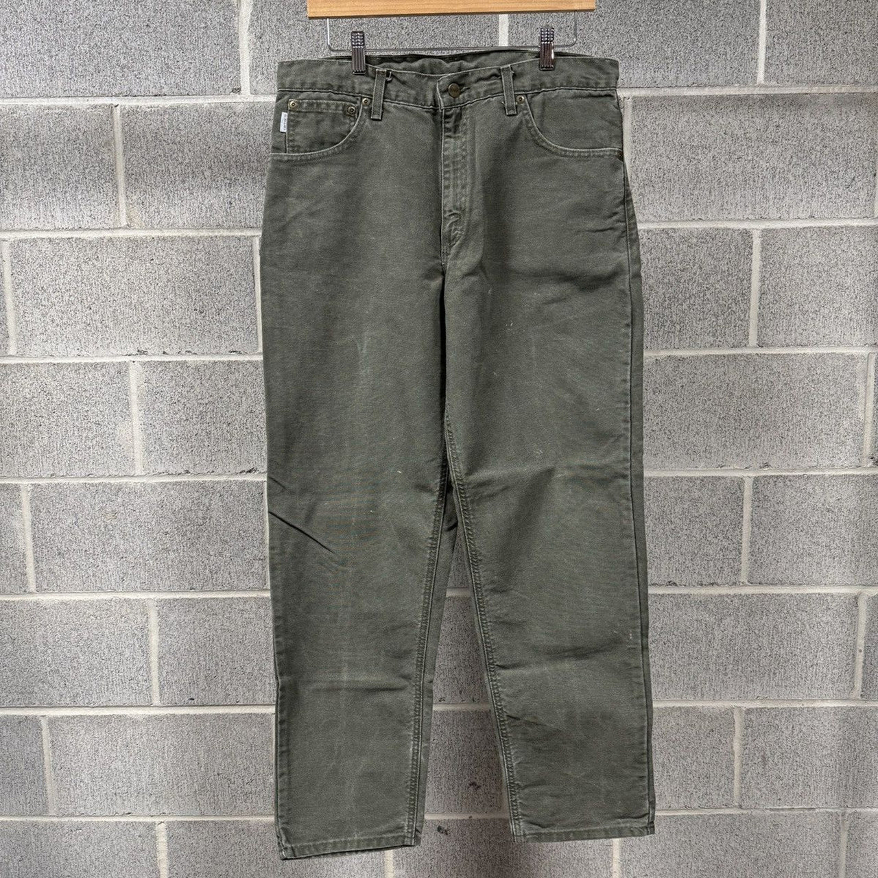 2000s Carhartt Moss Green Denim Jeans