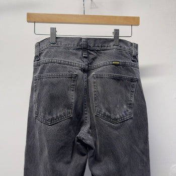 Vintage 2000s Rustler Faded Distressed Black Jeans