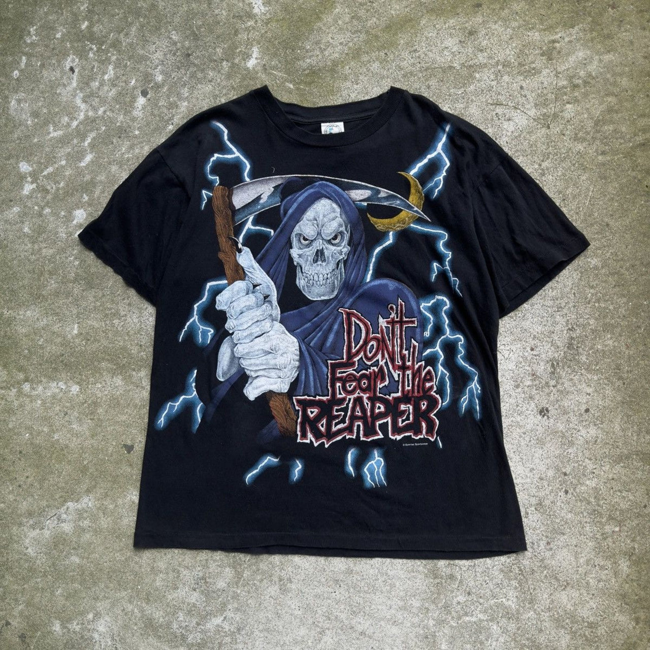 1990s AMERICAN THUNDER GRIM REAPER TEE