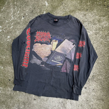 1990s MORBID ANGEL THRASHED COVENANT LONGSLEEVE TEE