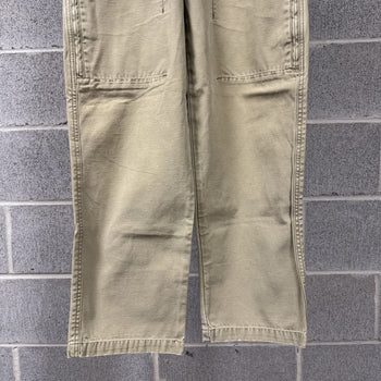 1990s Y2K Mossimo Tan Canvas Cargo Pants