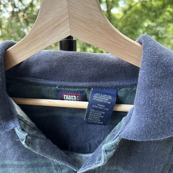 1990s Y2K Plaid Grunge Shirt
