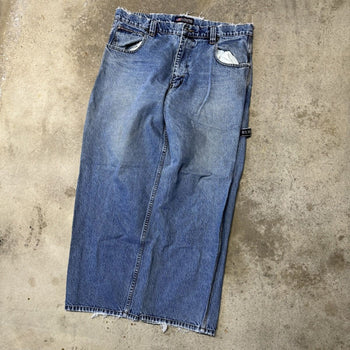 2000s US Polo Assc Thrashed Baggy Wide Leg Jeans