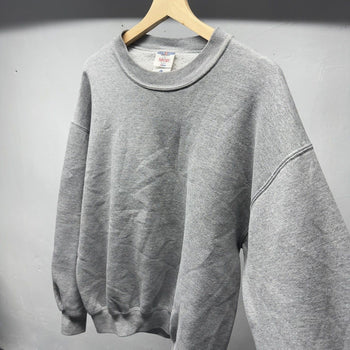 2000s Faded Grey Blank Sweatshirt