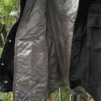 Sp5der Worldwide Rhinestone Denim Jacket