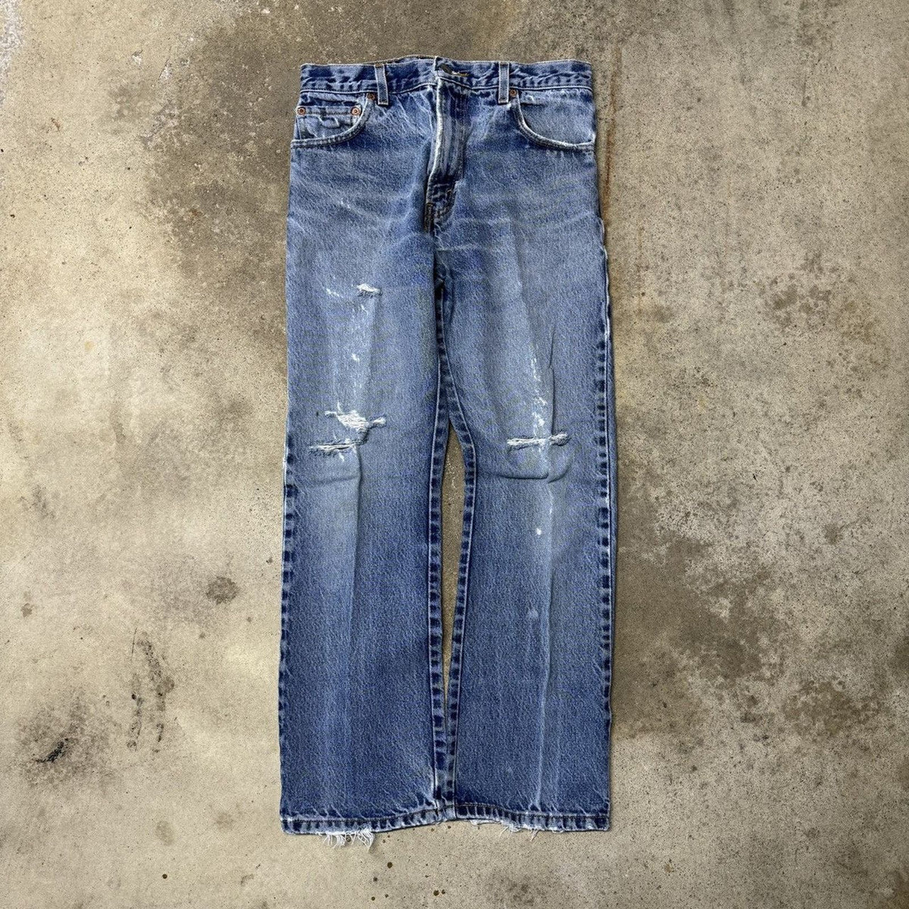 2000s PERFECTLY FADED LEVI’S 517 BOOTCUT DENIM JEANS