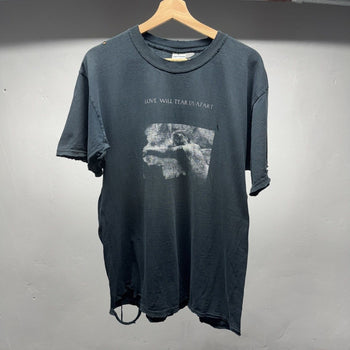 2000s Joy Division Thrashed Faded Distressed Band Tee