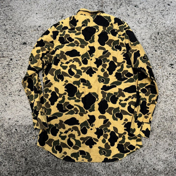 1980s Kmart Moleskin Duck Camo Heavy Cotton Shirt