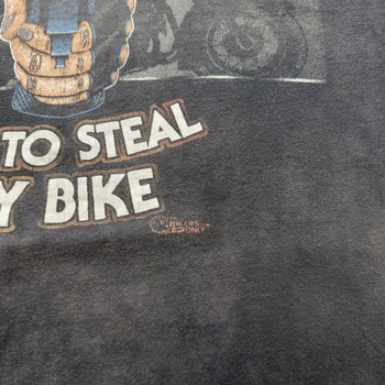 1990s Harley Davidson Faded Gun Tank