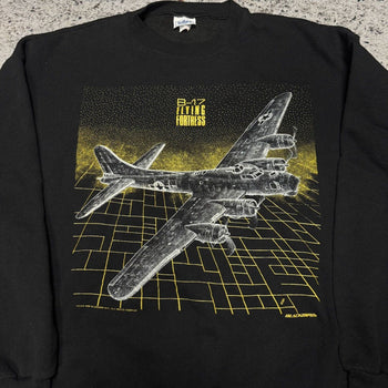 Sudadera con cuello redondo Blackbird B-17 Flying Fortress de 1989