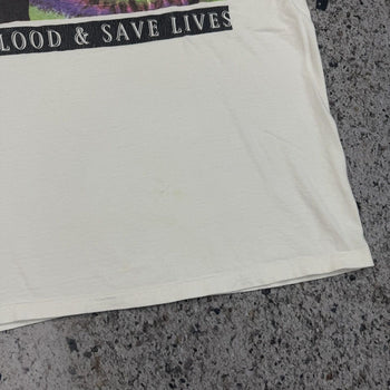 2007 Apple Blood Tour American Red Cross New York Promo Tee