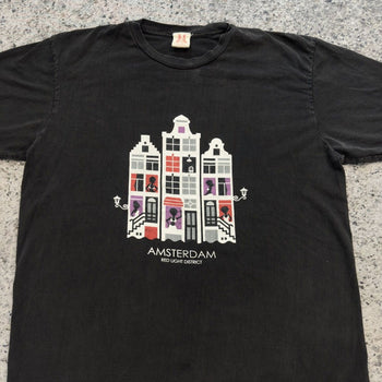 1990s Sin City Amsterdam Red Light District Sex Tee