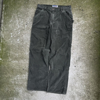 2000s Y2K OLD NAVY PAINTER BAGGY SKATER CORDUROY PANTS