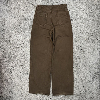 Lemaire High Waisted Wide Leg Curved Pants