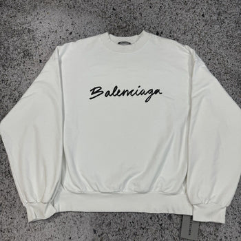 BALENCIAGA BRUSH CREWNECK