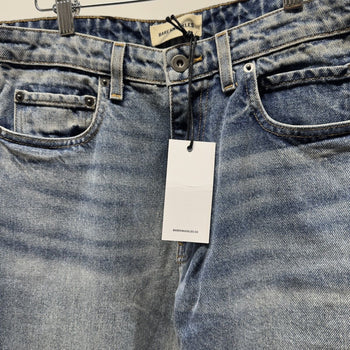 Bare Knuckles Washed Indigo Flared Jeans