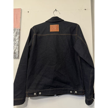 EVISU SEAGULL PRINT SELVEDGE DENIM TRUCKER JACKET TYPE 1