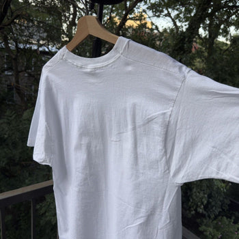 1980s Blank White Paper Thin Tee