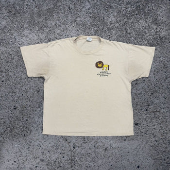 1990s Wildlife Conservation Society Tee Thrashed Faded