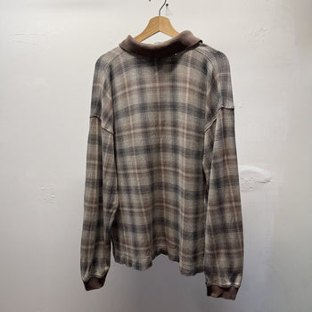 Vintage 1990s Tommy Hilfiger Faded Plaid Shirt