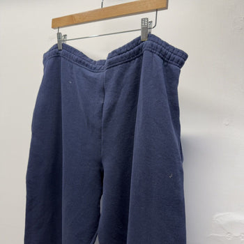 Vintage 1990s Made in USA Faded Navy Blank Sweatpants