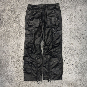 KODY PHILLIPS RIP VAN KODY WAXED BLACK CARGO PANT