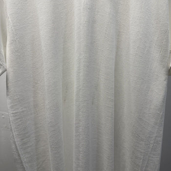 Vintage 1980s Blank White Tee Paper Thin