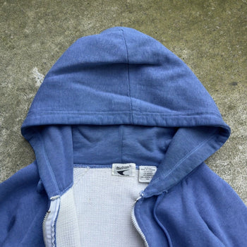 1980s MCGREGOR FADED THERMAL LINED ZIP UP HOODIE