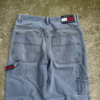 2000S TOMMY HILFIGER BAGGY WIDE LEG DENIM SKATER JEANS