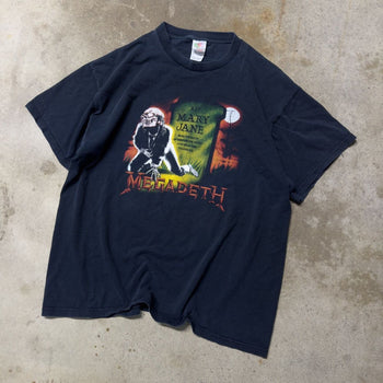 1990S 2000S MEGADETH RIP MARY JANE BAND TEE SHIRT