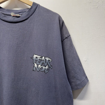 Vintage 1990s No Fear Faded Jesus Bible Verse Tee