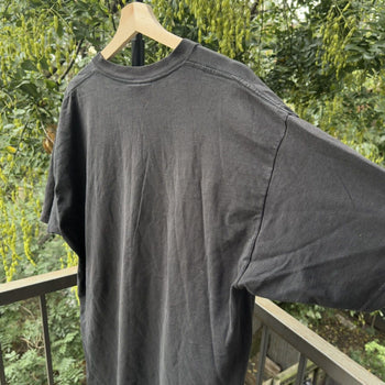 1990s Faded Black Blank Pocket Tee