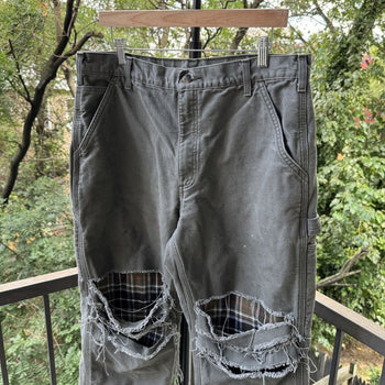 Carhartt Distressed Blanket Lined Carpenter Pants