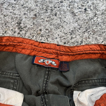 Pantalones cargo holgados tipo paracaídas PJ Mark descoloridos de la década de 2000