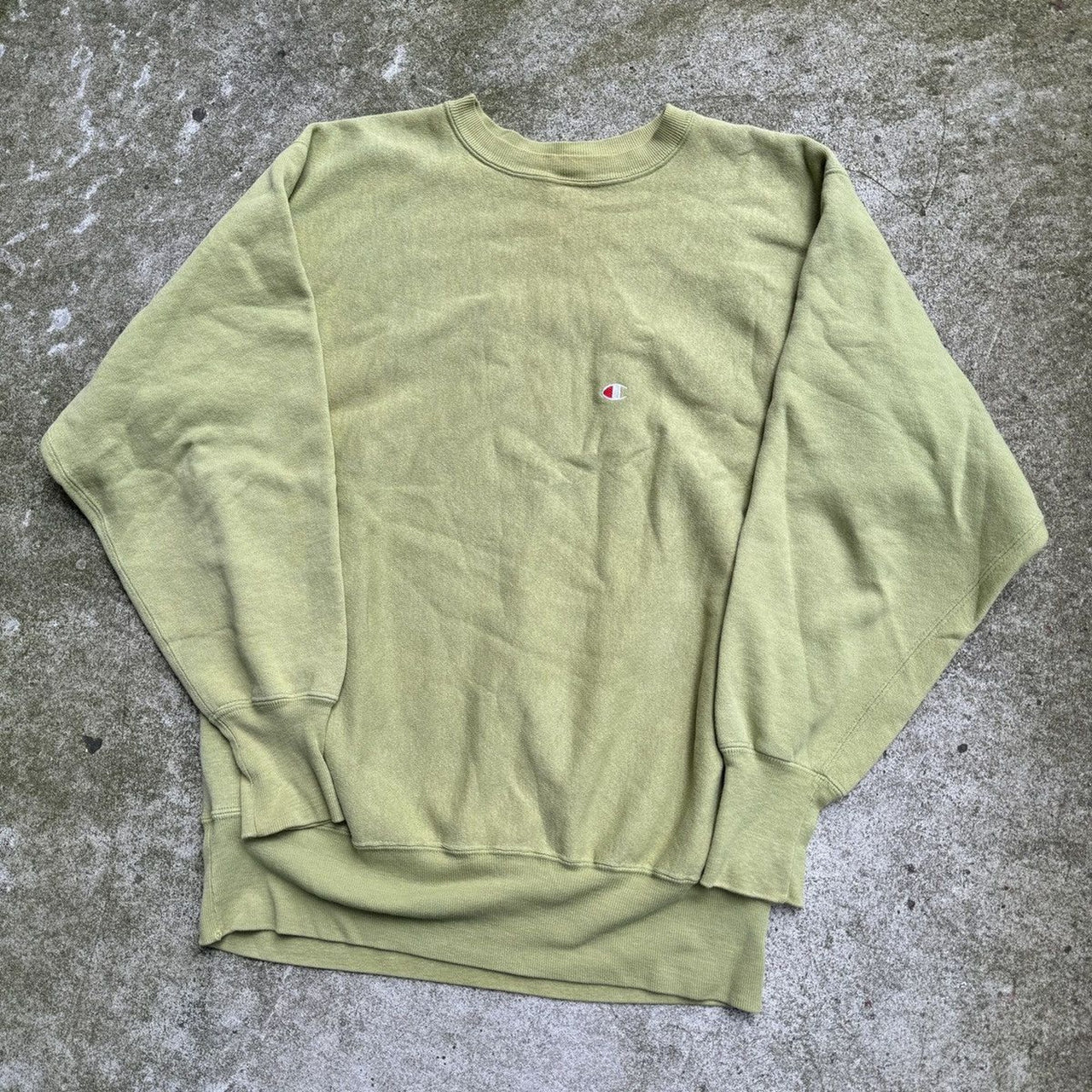 1990s CHAMPION REVERSE WEAVE CREWNECK SWEATSHIRT GREEN