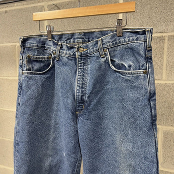 2000s Carhartt Faded Blanket Lined Work Jeans